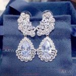 AAA Copy Chopard Diamond Drop Earrings